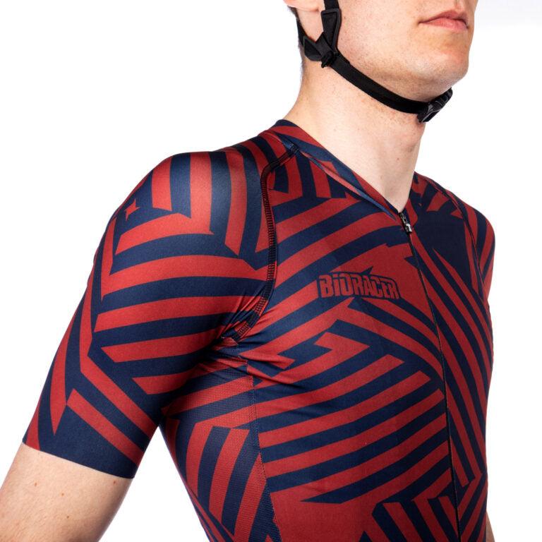 Bioracer Spitfire Mens Cycling Jersey (Don Dazzle/Navy Bordeaux) | Cycling Gears Hub