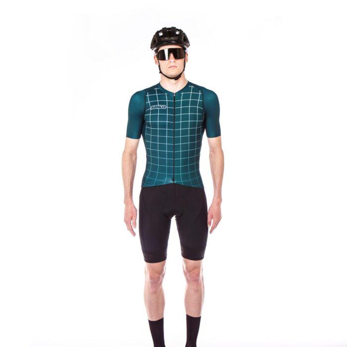 Bioracer Spitfire Mens Cycling Jersey (Moon Ride/Petrol) | Cycling Gears Hub