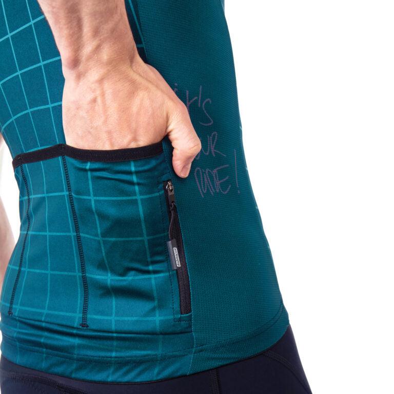 Bioracer Spitfire Mens Cycling Jersey (Moon Ride/Petrol) | Cycling Gears Hub