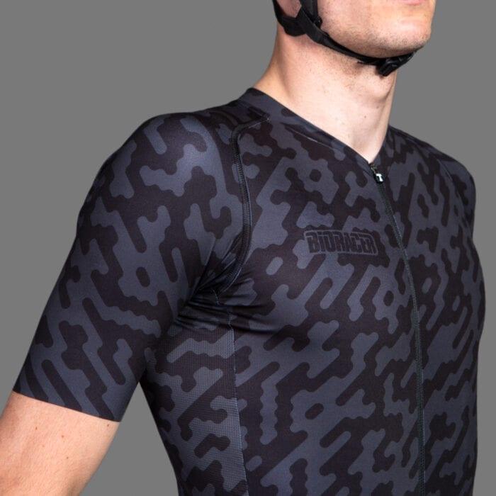Bioracer Spitfire Noise Mens Cycling Jersey (Black) | Cycling Gears Hub