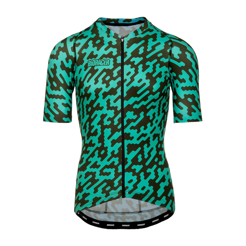 Bioracer Spitfire Noise Mens Cycling Jersey (Green) | Cycling Gears Hub
