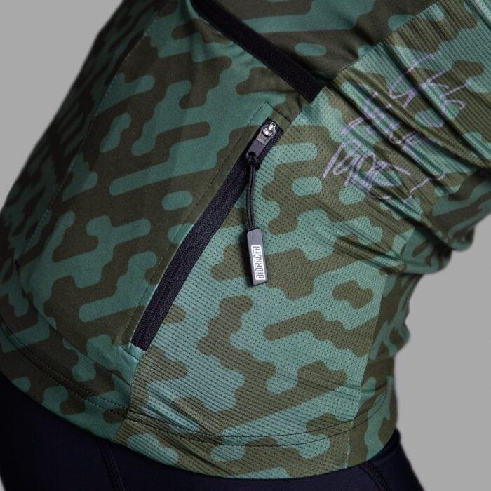 Bioracer Spitfire Noise Mens Cycling Jersey (Olive) | Cycling Gears Hub