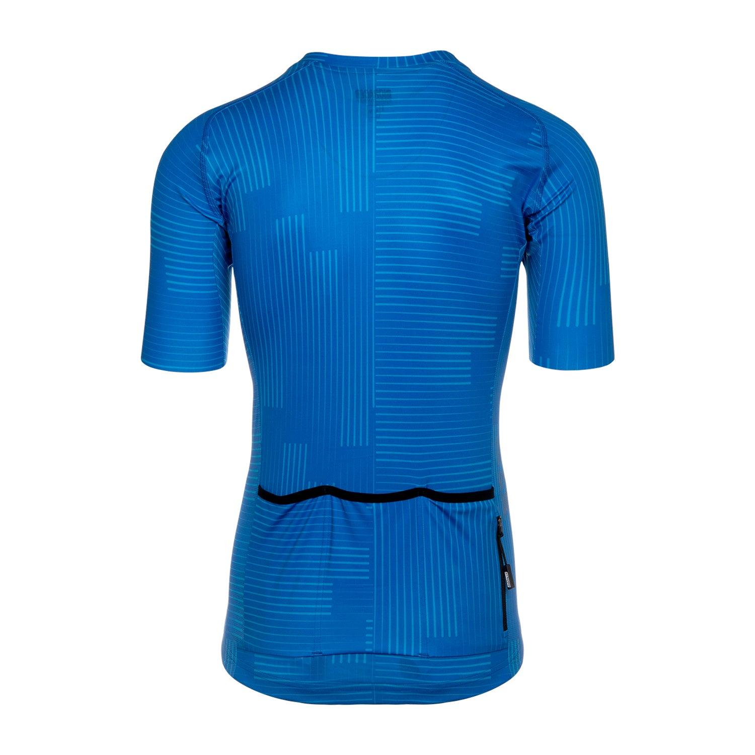 Bioracer Spitfire Warp Mens Cycling Jersey (Blue) | Cycling Gears Hub