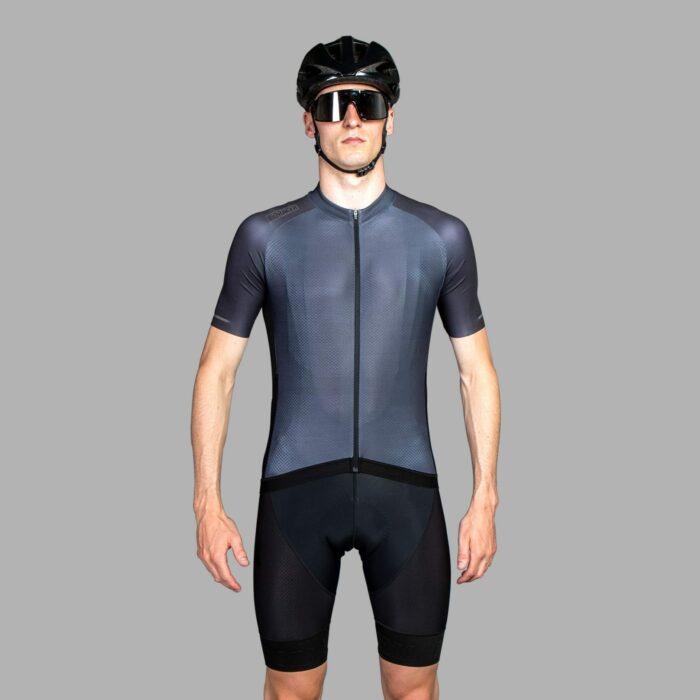 Bioracer Sprinter Coldblack Mens Cycling Jersey (Light Grey) | Cycling Gears Hub