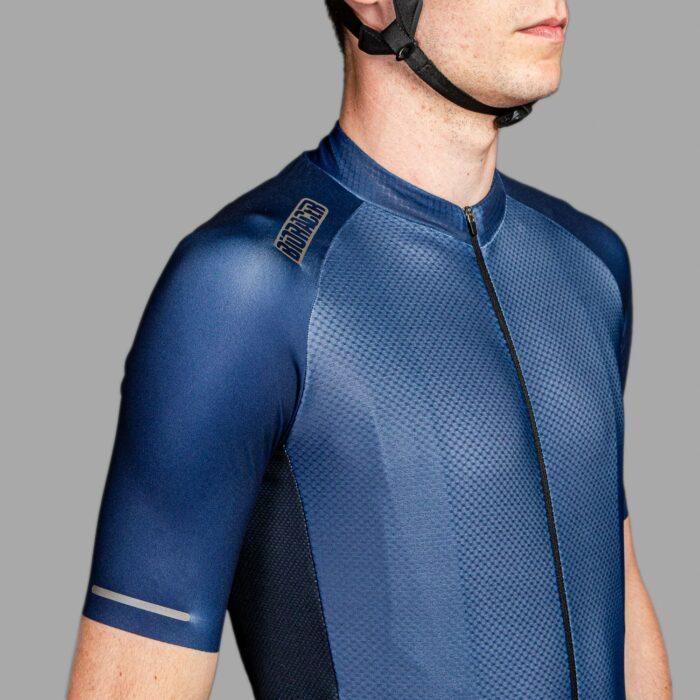 Bioracer Sprinter Coldblack Mens Cycling Jersey (Light Navy) | Cycling Gears Hub