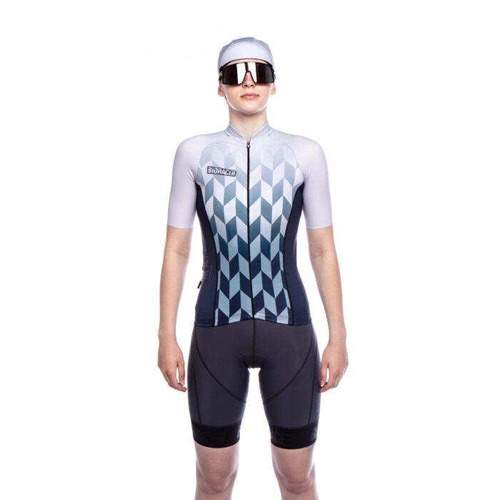 Bioracer Vesper Women's Cycling Jersey (Harlequeen Navy) | Cycling Gears Hub