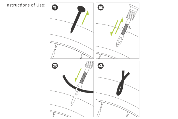 Birzman Tubeless Repair Kit | Cycling Gears Hub - Cycling Gears Hub