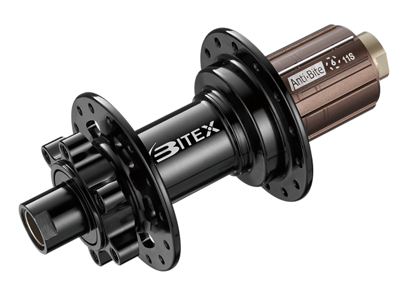 Bitex MTR12 Disc Brake Rear Hub (Silver) | Cycling Gears Hub - Cycling Gears Hub