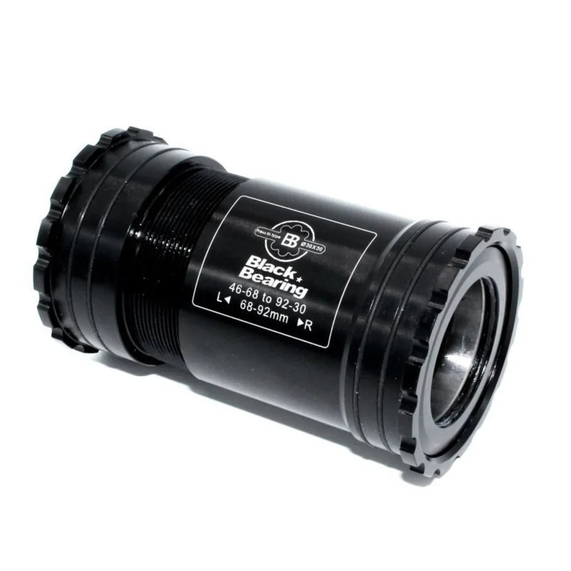 Black Bearing 46-68/92-Praxis B5 Bottom Bracket (Black) | Cycling Gears Hub
