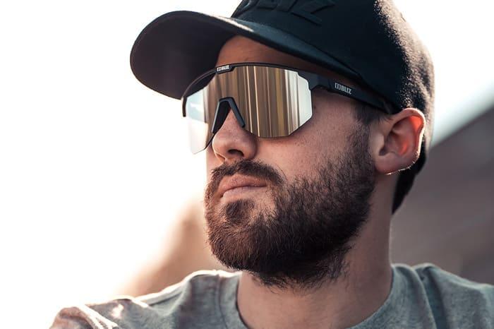 Bliz Hero Black Sport Sportglasses (Blue Multi) | Cycling Gears Hub - Cycling Gears Hub
