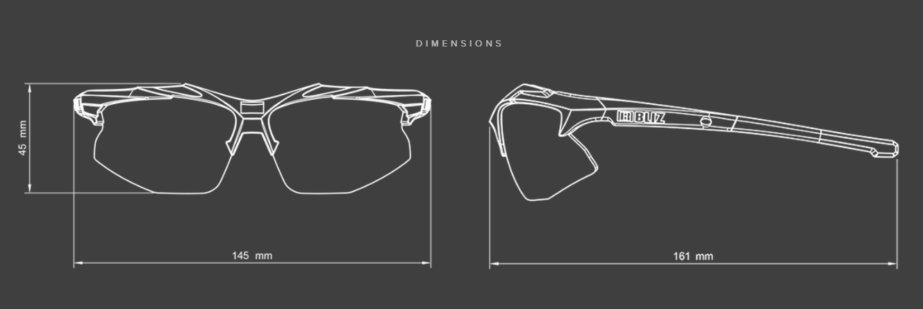 Bliz Hybrid Sport Sunglasses (Black/Smoke) | Cycling Gears Hub - Cycling Gears Hub