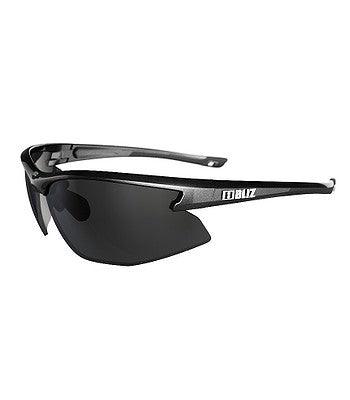 Bliz Motion Sport Sunglasses (Smoke Silver Mirror/Black) | Cycling Gears Hub - Cycling Gears Hub