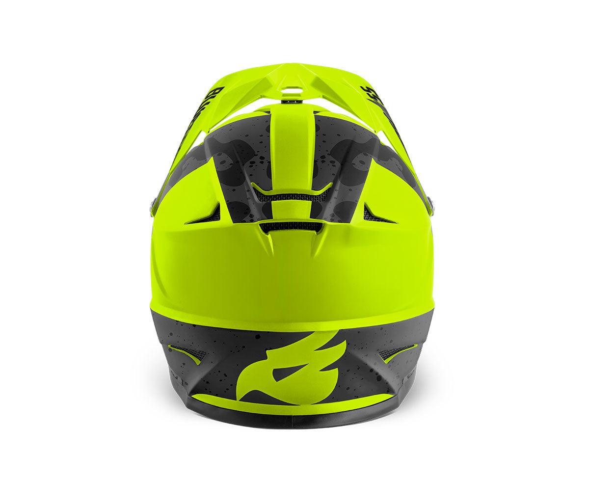 Bluegrass Intox MTB Cycling Helmet (Fluo Yellow/Black Camo/Matt) | Cycling Gears Hub