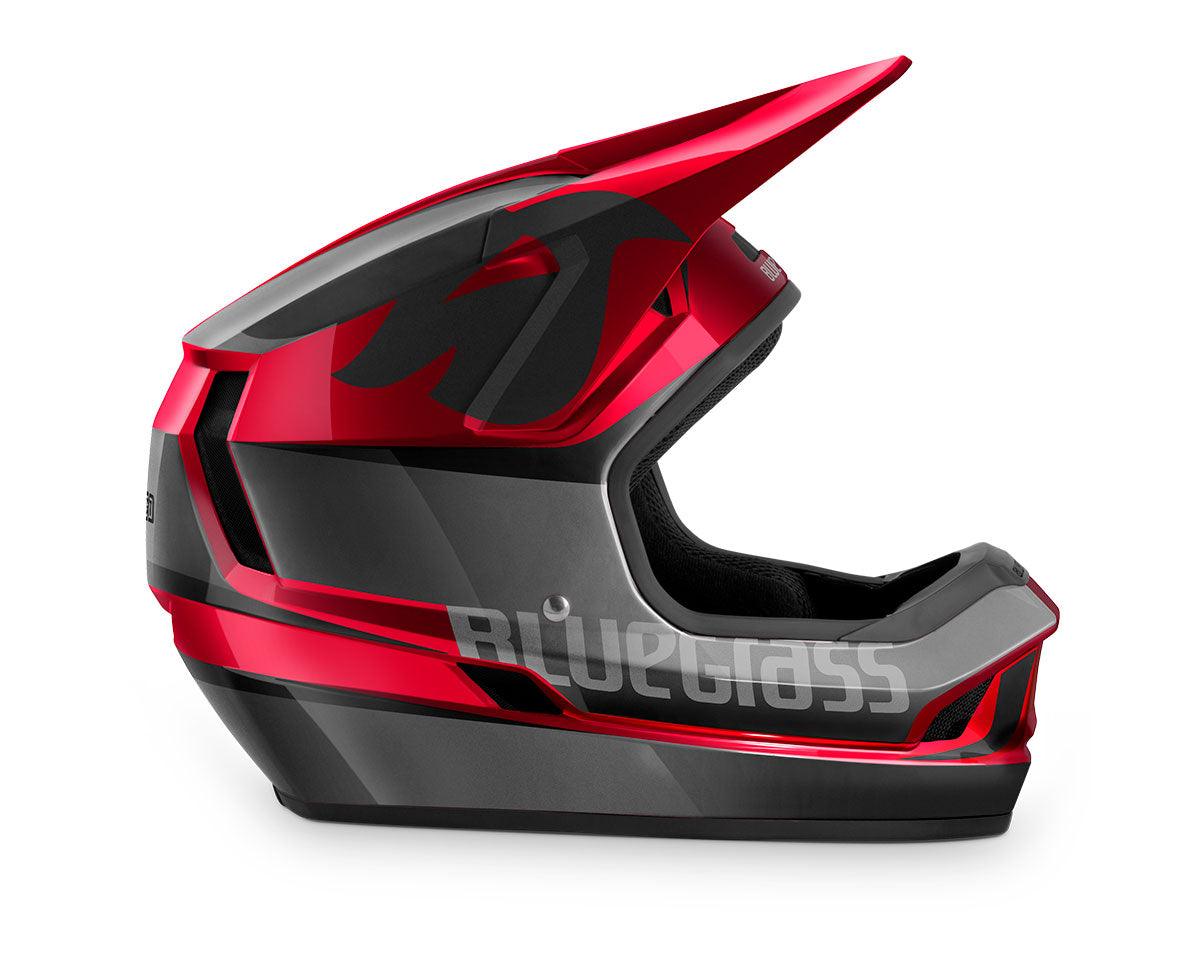 Bluegrass Legit MTB Cycling Helmet (Black Red Metallic) | Cycling Gears Hub