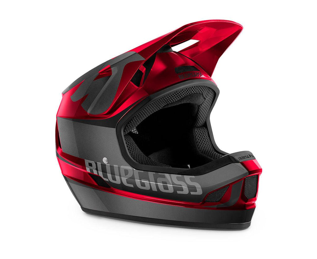 Bluegrass Legit MTB Cycling Helmet (Black Red Metallic) | Cycling Gears Hub