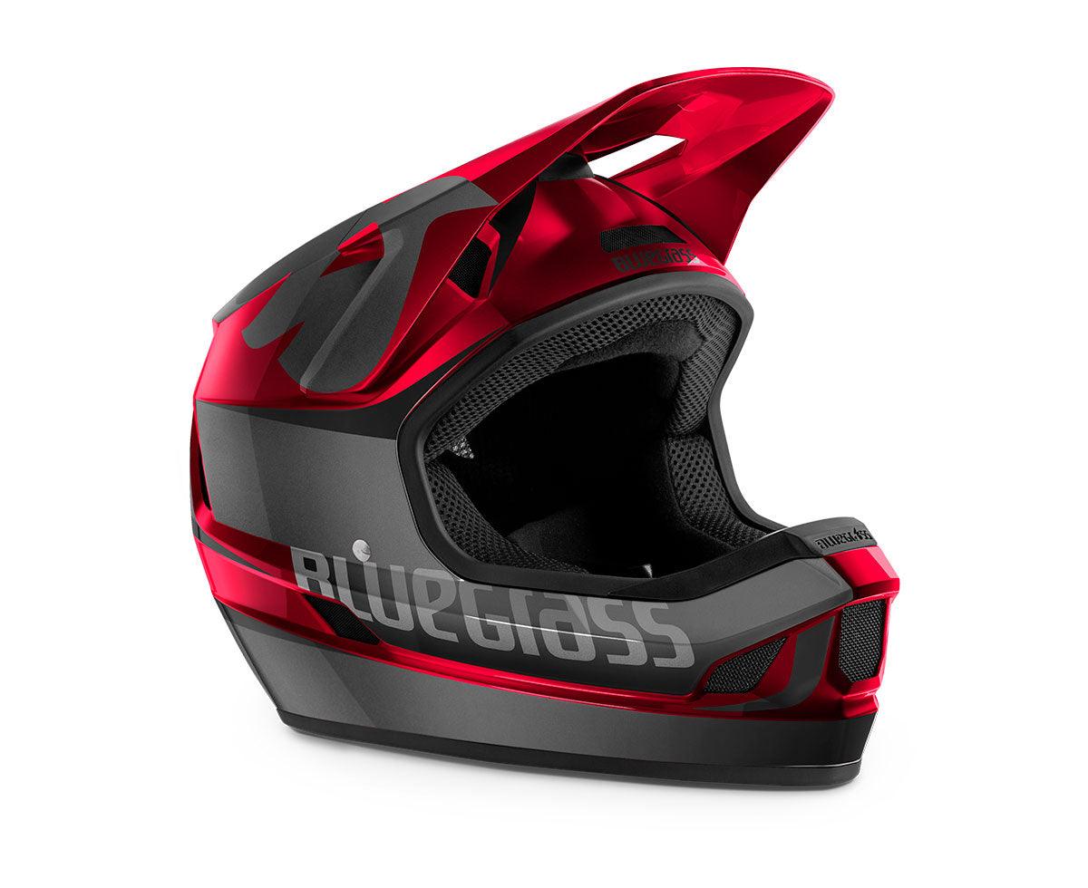 Bluegrass Legit MTB Cycling Helmet (Black Red Metallic) | Cycling Gears Hub