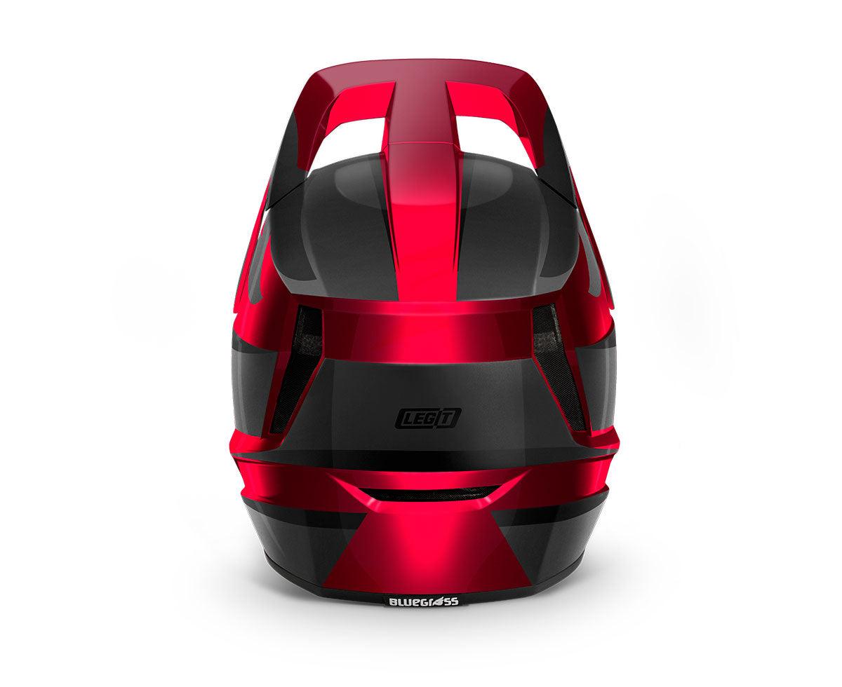 Bluegrass Legit MTB Cycling Helmet (Black Red Metallic) | Cycling Gears Hub