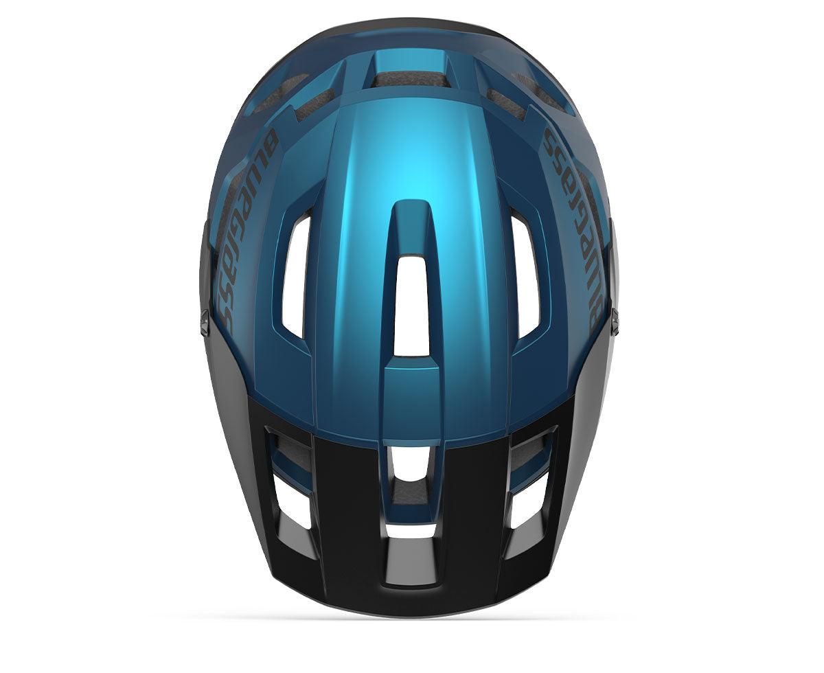 Bluegrass Rouge MTB Cycling Helmet (Blue Metallic/Matt) | Cycling Gears Hub