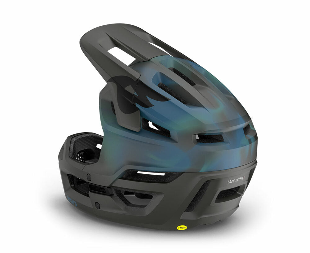 Bluegrass Vanguard Core MTB Cycling Helmet (Matt Blue Fluid) | Cycling Gears Hub