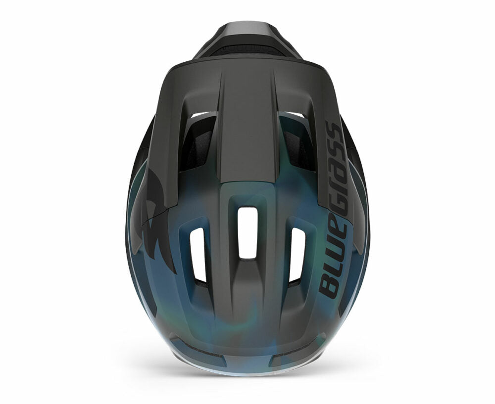 Bluegrass Vanguard Core MTB Cycling Helmet (Matt Blue Fluid) | Cycling Gears Hub