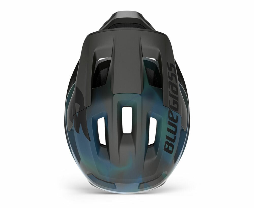 Bluegrass Vanguard Core MTB Cycling Helmet (Matt Blue Fluid) | Cycling Gears Hub - Cycling Gears Hub