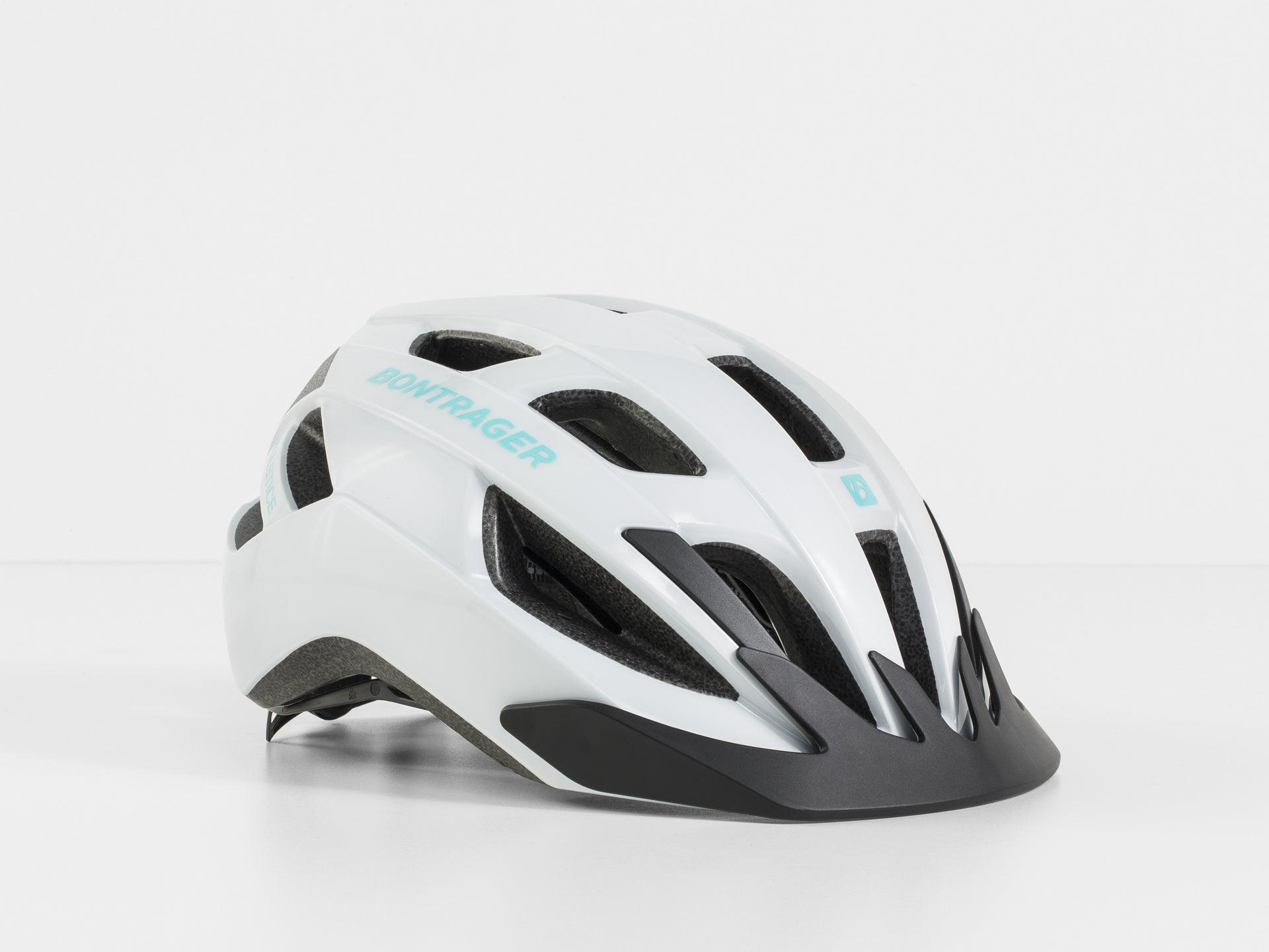 Bontrager Solstice MTB Cycling Helmet (White/Miami Green) | Cycling Gears Hub