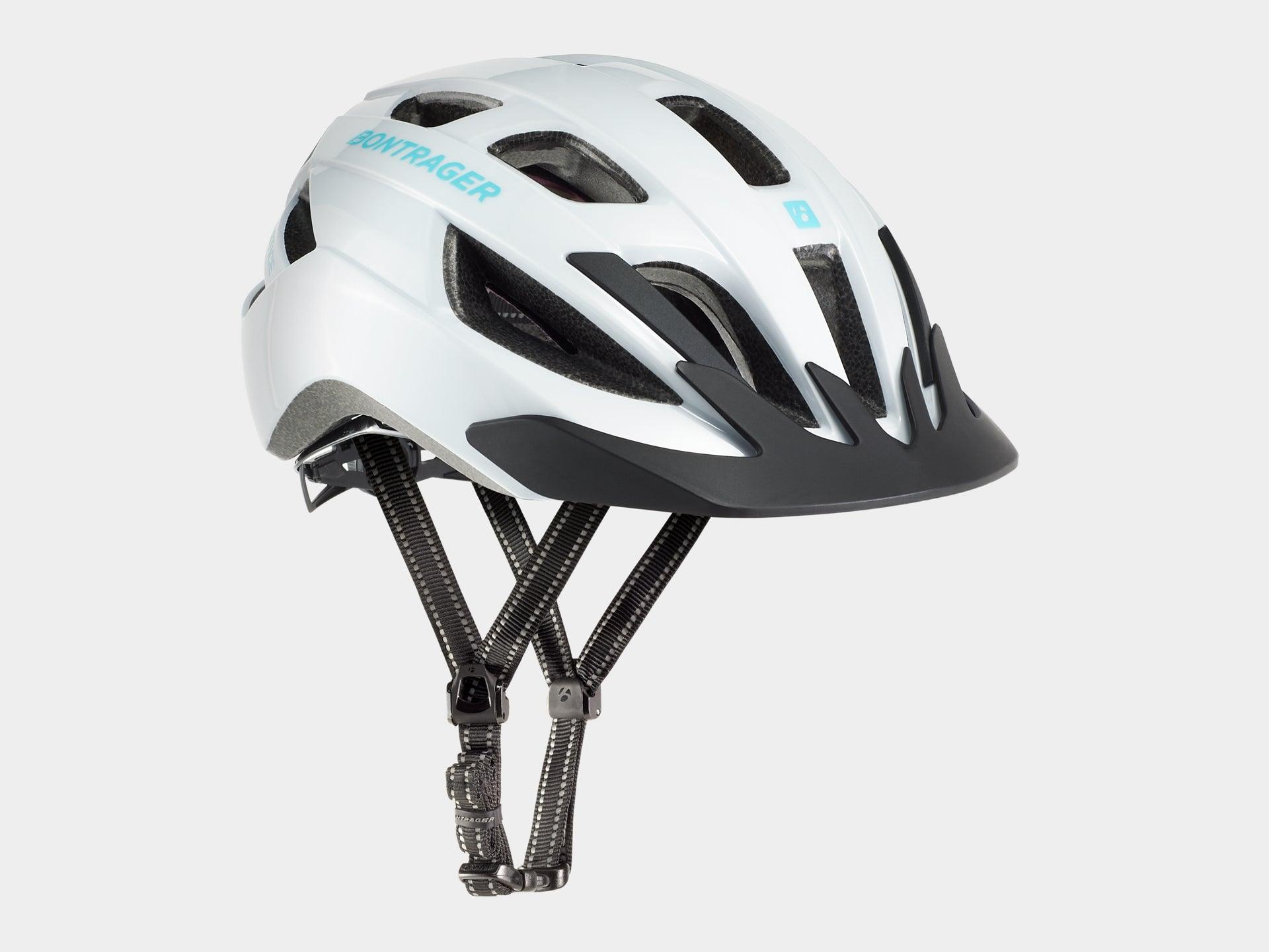 Bontrager Solstice MTB Cycling Helmet (White/Miami Green) | Cycling Gears Hub