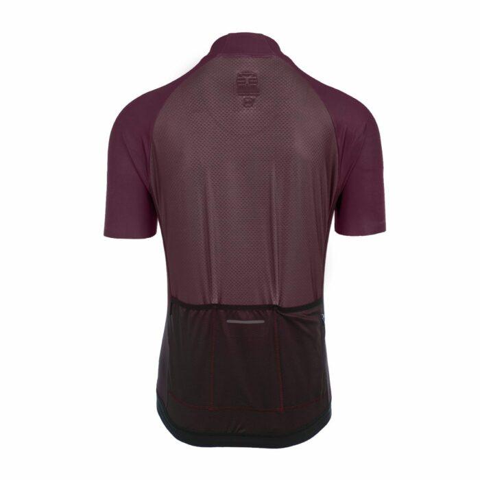 Bioracer Sprinter Coldblack Mens Cycling Jersey (Light Bordeaux) | Cycling Gears Hub