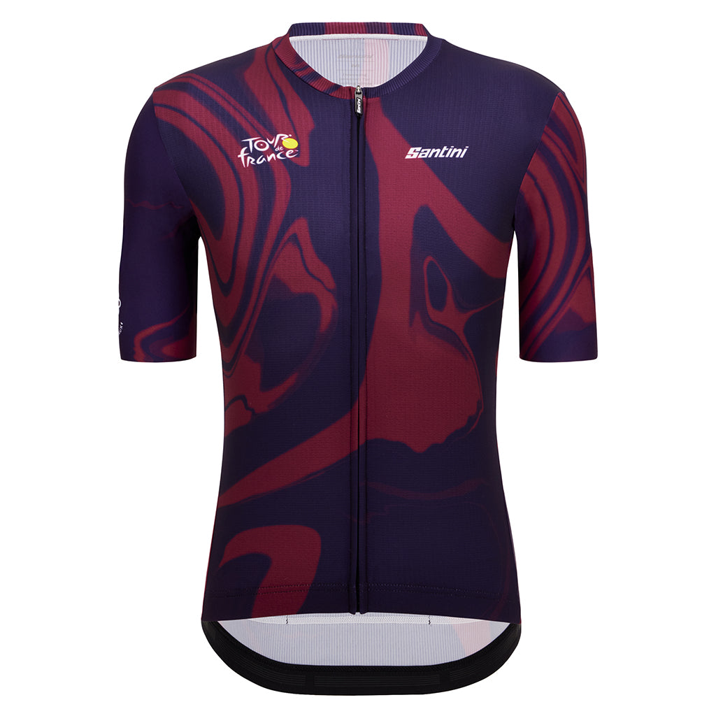 SANTINI TDF BORDEAUX JERSEY-PRINT FC-L