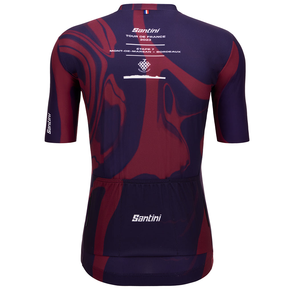 SANTINI TDF BORDEAUX JERSEY-PRINT FC-L