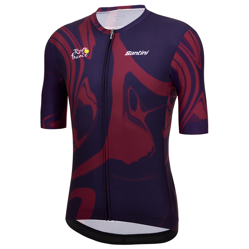 SANTINI TDF BORDEAUX JERSEY-PRINT FC-L