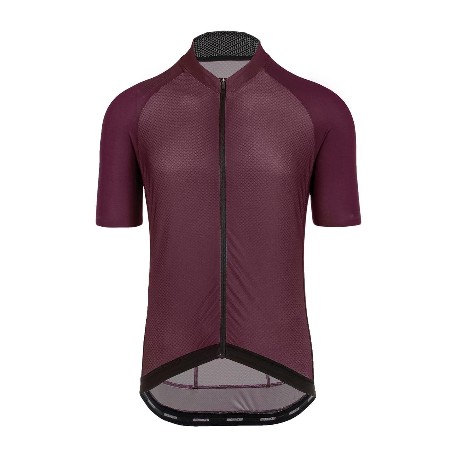 Bioracer Sprinter Coldblack Mens Cycling Jersey (Light Bordeaux) | Cycling Gears Hub