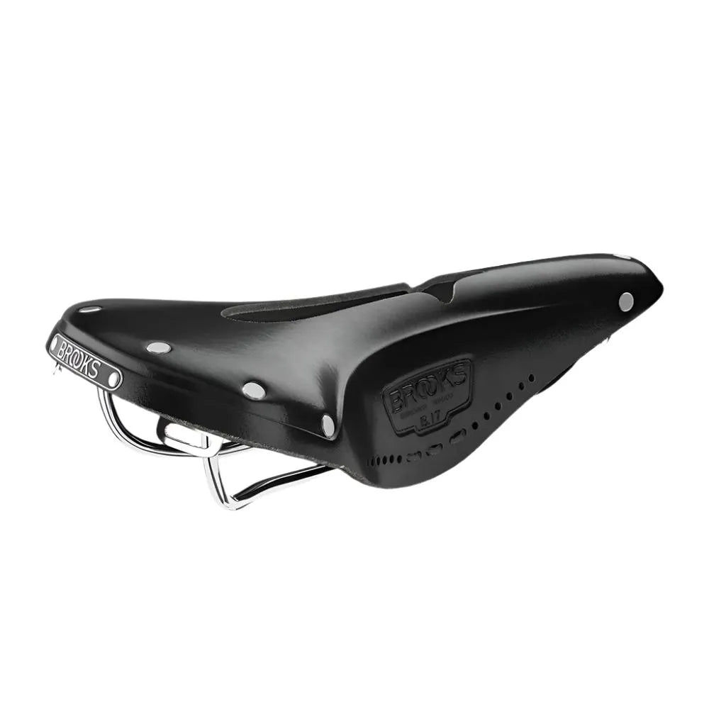 Brooks B17 Narrow Carved Saddle (Black) | Cycling Gears Hub - Cycling Gears Hub