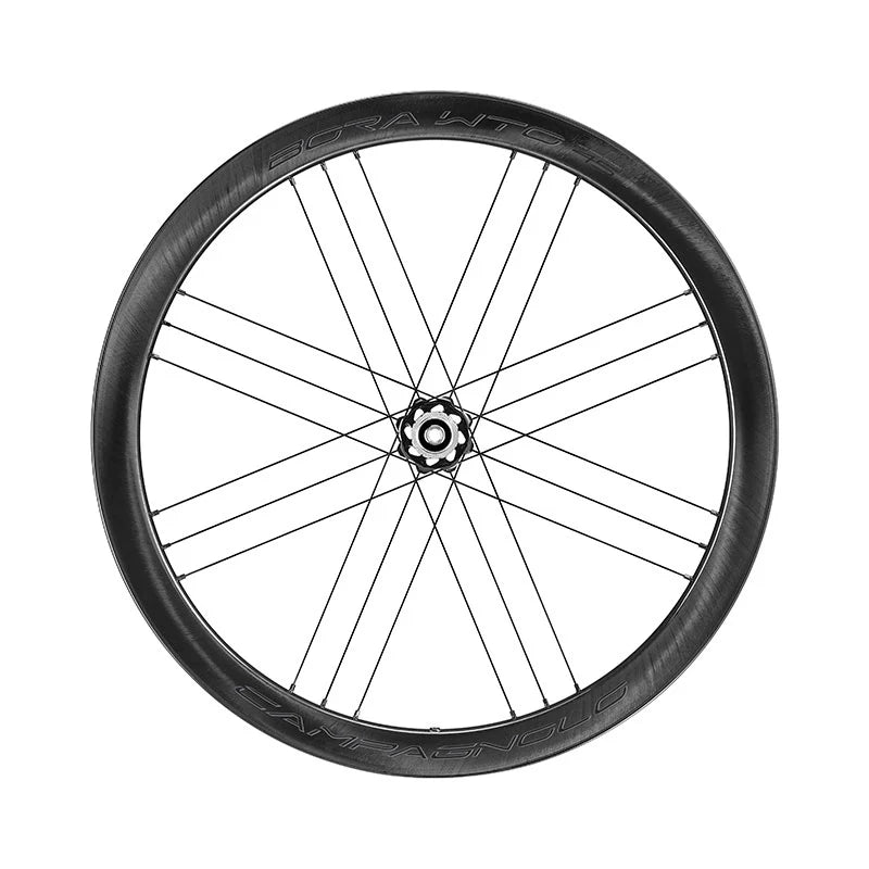 Campagnolo Bora WTO 45 Disc Brake Carbon Wheelset – 2 - Way Fit, Ceramic USB Bearings, Tubeless & Clincher Ready - Cycling Gears Hub