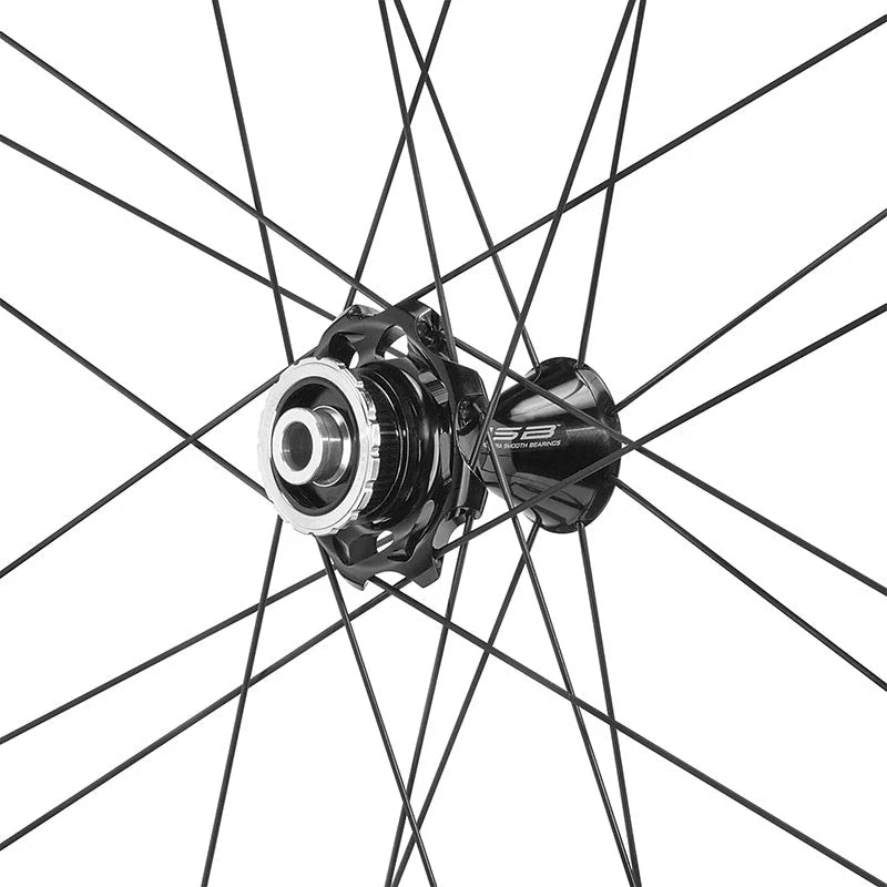 Campagnolo Bora WTO 45 Disc Brake Carbon Wheelset – 2 - Way Fit, Ceramic USB Bearings, Tubeless & Clincher Ready - Cycling Gears Hub