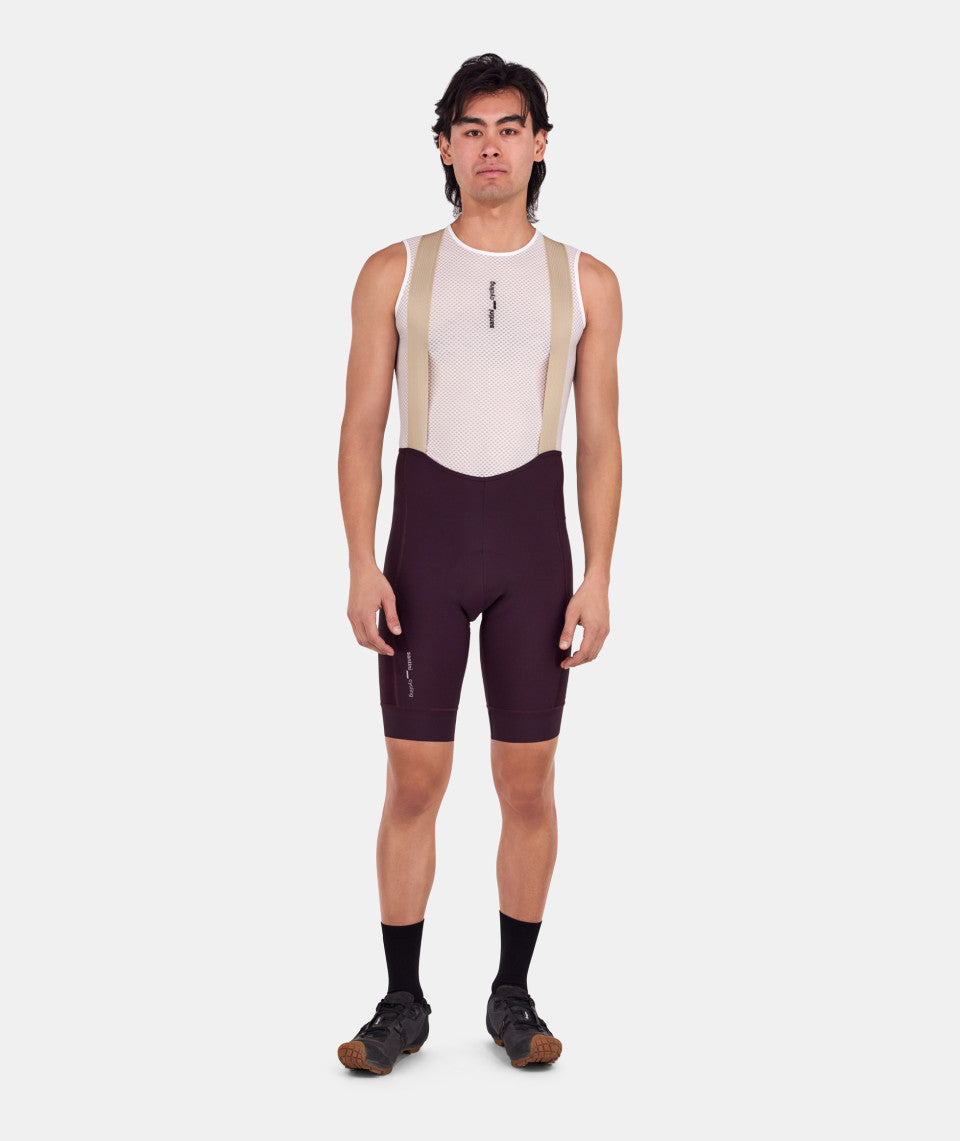 Santini Cargo Men's Cycling Bibshorts (Burgundy) | Cycling Gears Hub