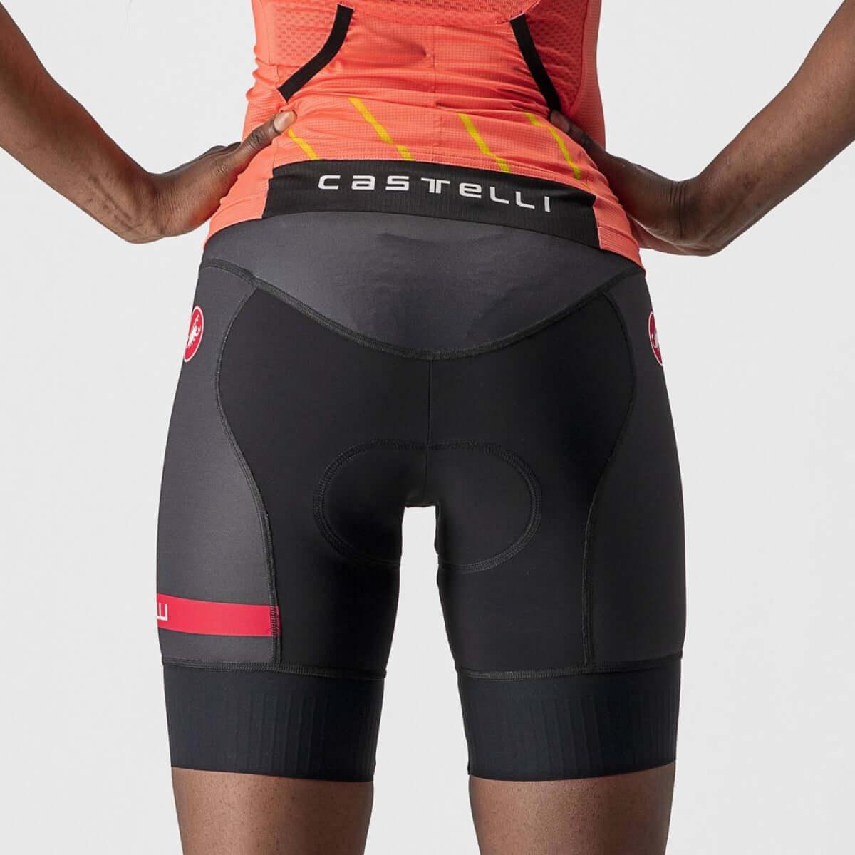 Castelli Free 2 Women's Triathlon Shorts (Black) | Cycling Gears Hub