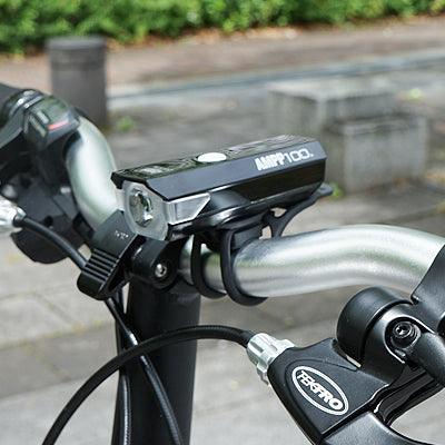 Cateye AMPP 100 and ORB Rechargeable Combo Light (Black) | Cycling Gears Hub