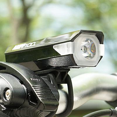 Cateye AMPP 100 and ORB Rechargeable Combo Light (Black) | Cycling Gears Hub