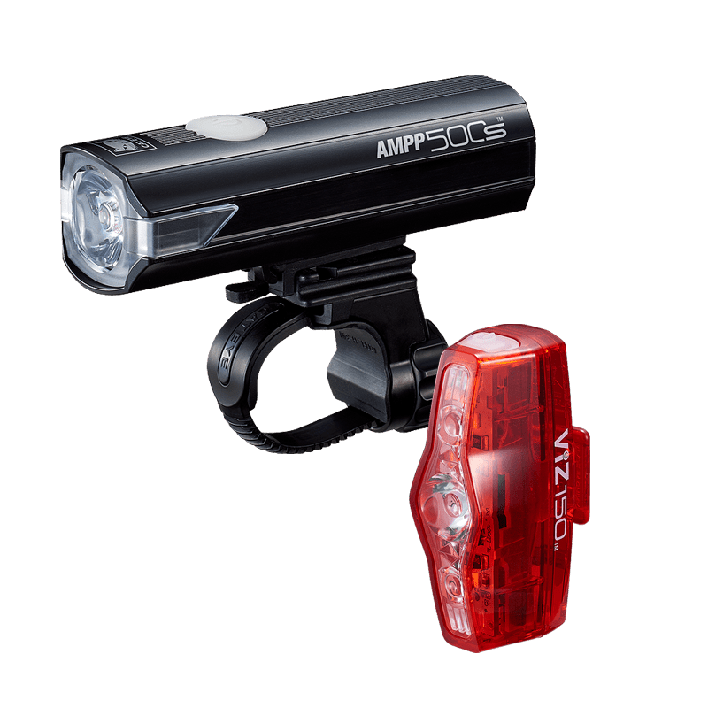 Cateye AMPP500S/ViZ150 Combo Light (Black) | Cycling Gears Hub - Cycling Gears Hub