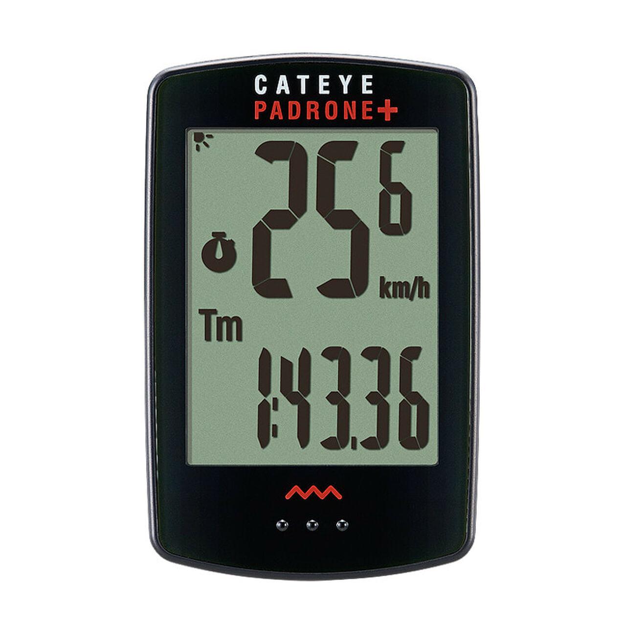 Cateye CC PA 110W Padrone+ Wireless Cyclocomputer | Cycling Gears Hub