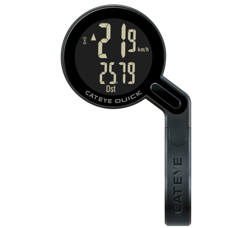 Cateye Quick Cyclocomputer (Black) | Cycling Gears Hub - Cycling Gears Hub