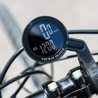 Cateye Quick Cyclocomputer (Black) | Cycling Gears Hub - Cycling Gears Hub
