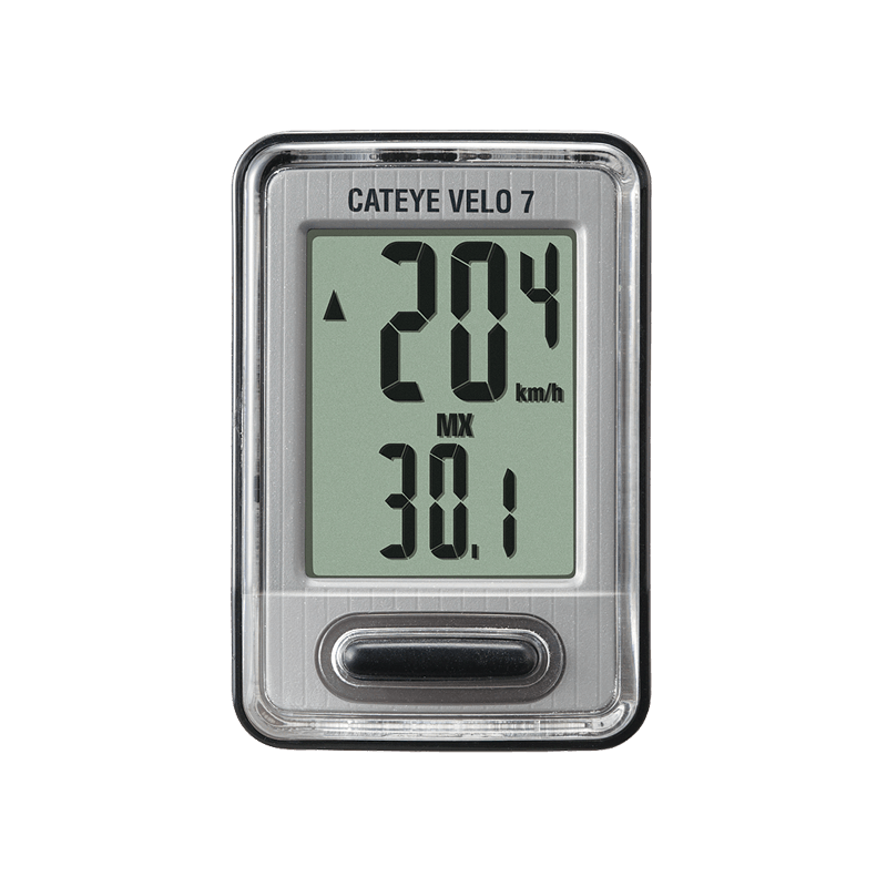 Cateye Velo-7 Cyclocomputer (Black) | Cycling Gears Hub