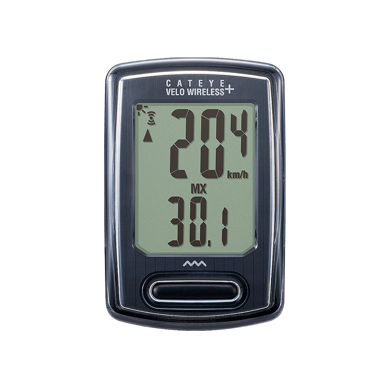 Cateye Velo Wireless+ Cyclocomputer (Black) | Cycling Gears Hub