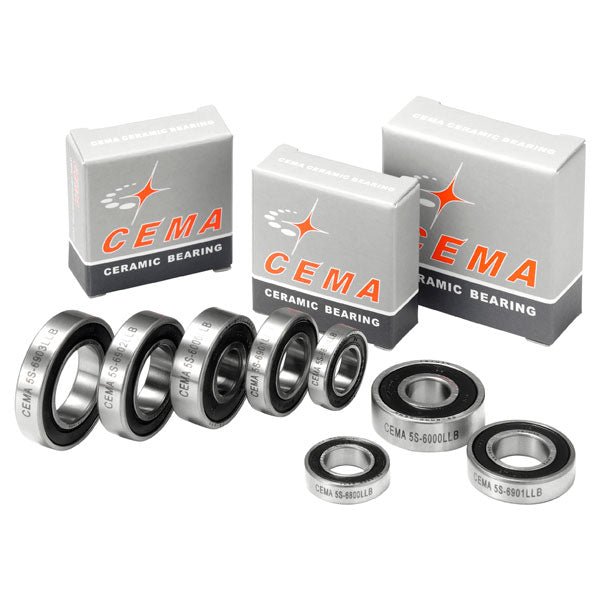 Cema 15267 Double Sealed ABEC5 Bearing (Silver) | Cycling Gears Hub - Cycling Gears Hub