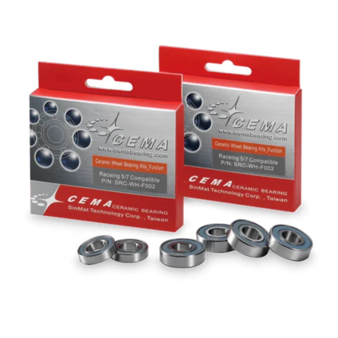 Cema F002 Chrome Steel Headset Bearing (Silver) | Cycling Gears Hub - Cycling Gears Hub