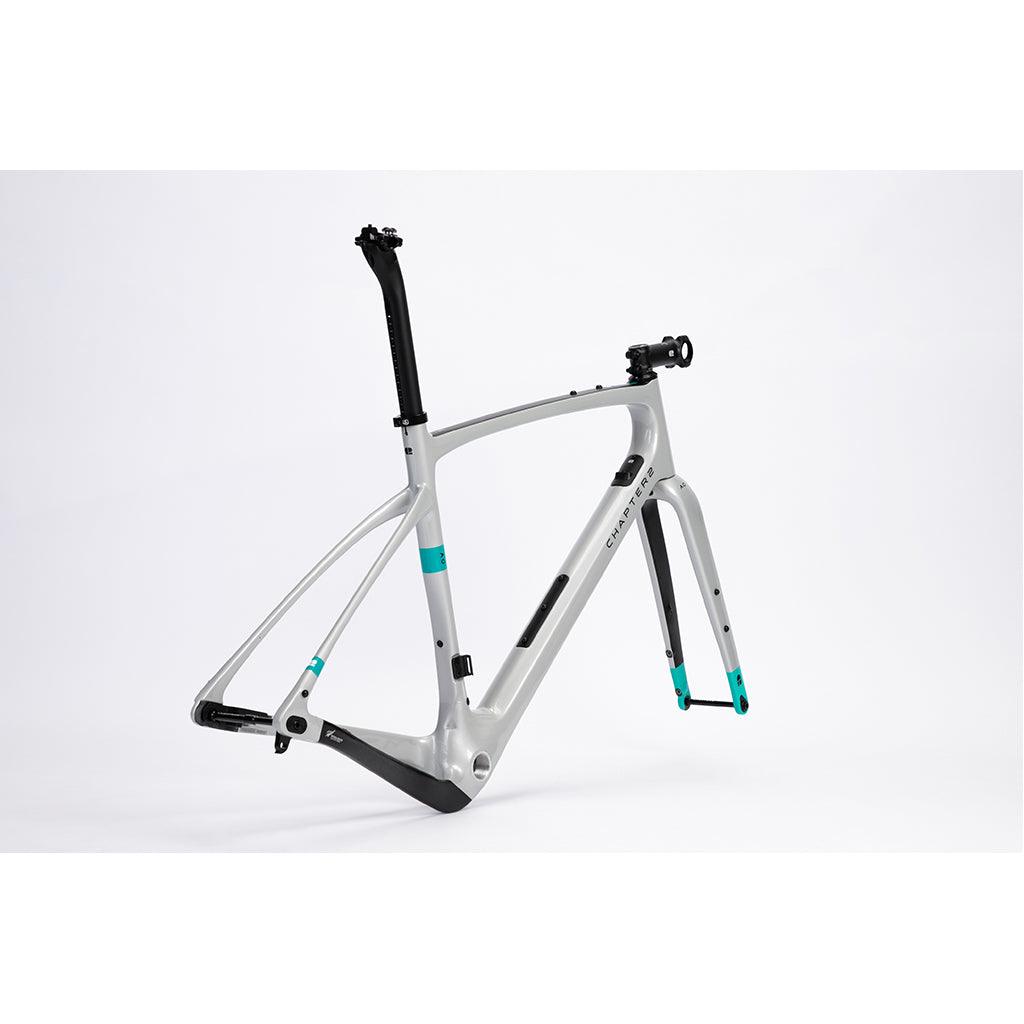 Chapter 2 AO Disc Brake Frameset (Silver Matt) | Cycling Gears Hub