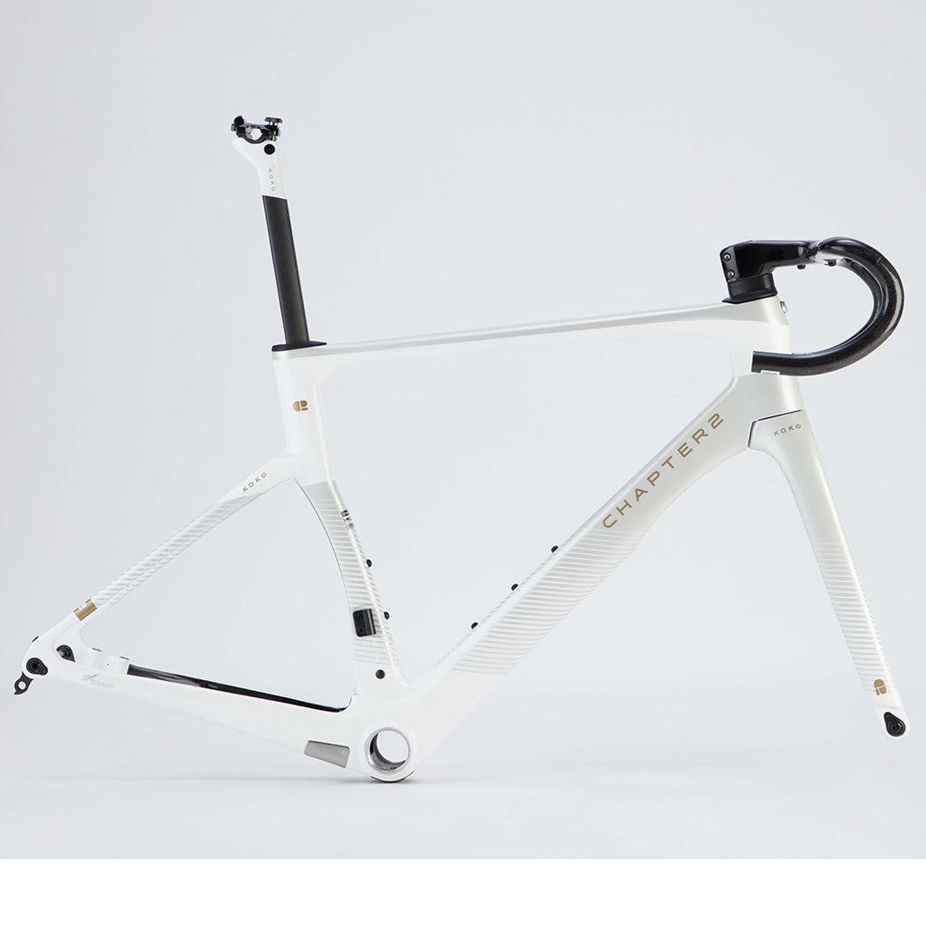Chapter 2 KOKO Disc Brake Road Frameset (White/Grey) | Cycling Gears Hub