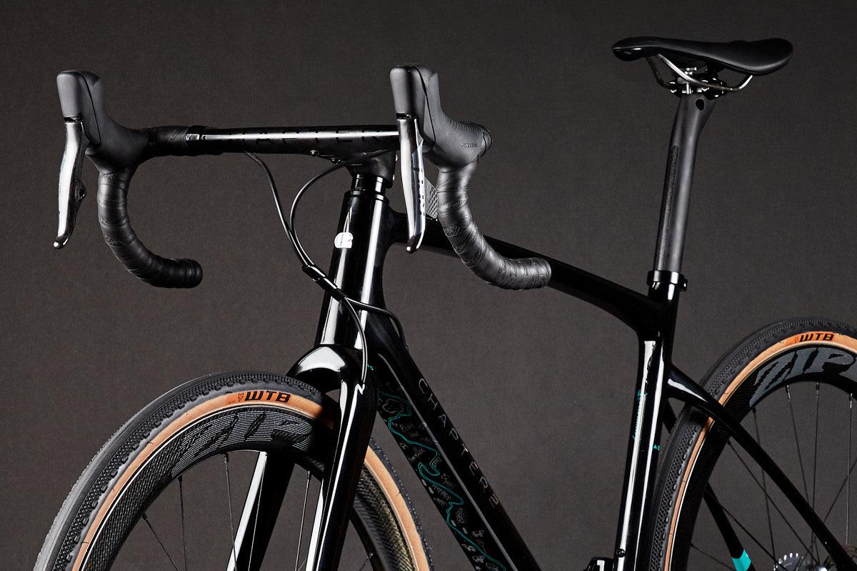 Chapter2 AO Disc Brake Frameset (Matt/Gloss Black) | Cycling Gears Hub